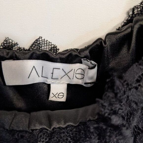 Alexis | hyde black lace mini dress - Picture 4 of 6